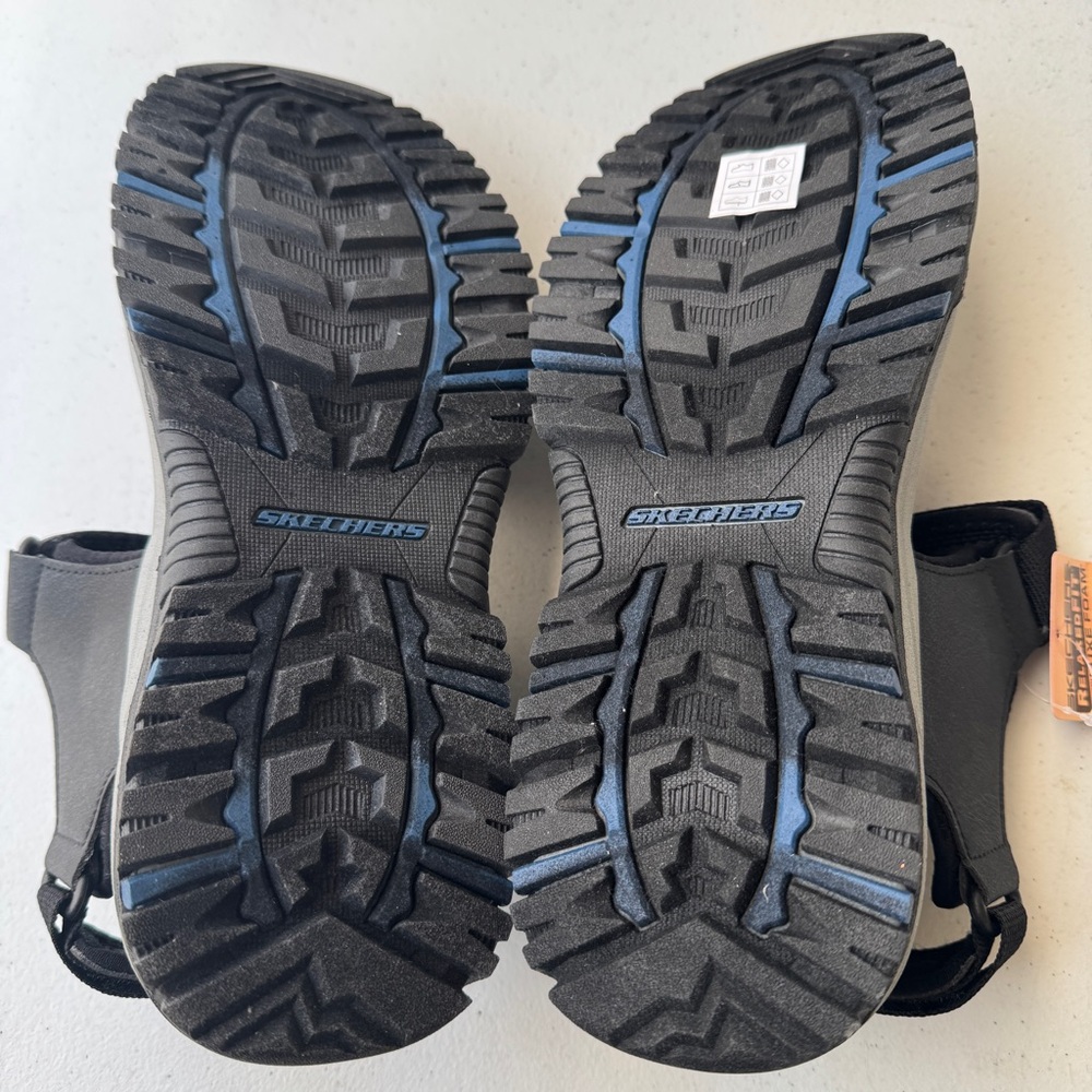 Skechers Prewitt Rio Black Strap Sandals Mens USA Size 12 Relaxed Fit 205478/BLK - Picture 5 of 12